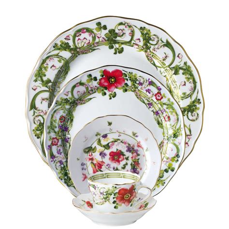 versace flower fantasy|DINNERWARE .